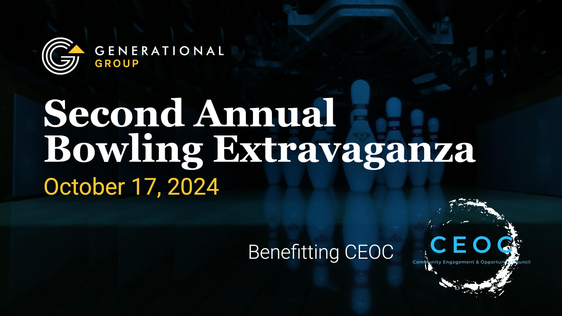 Generational Group Sponsors 2nd Annual CEOC Bowling Extravaganza